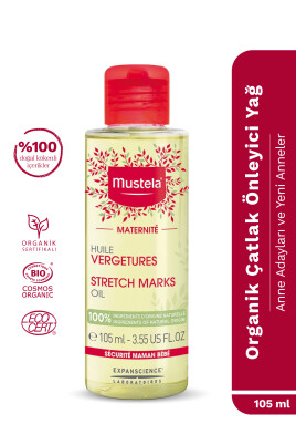 %100 Doğal İçerikli Organik Sertifikalı Nemlendirici Kokusuz Çatlak Yağı 105 ml - Mustela