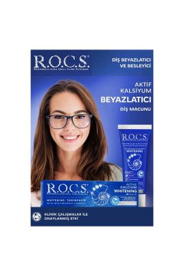 Aktif Kalsiyum Beyazlatıcı Diş Macunu – 94g - R.O.C.S.