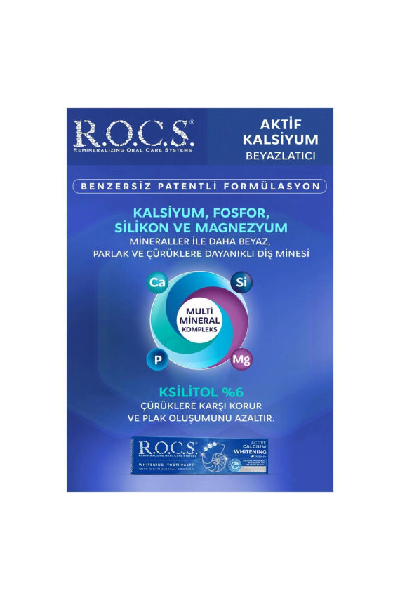 Aktif Kalsiyum Beyazlatıcı Diş Macunu – 94g - 3