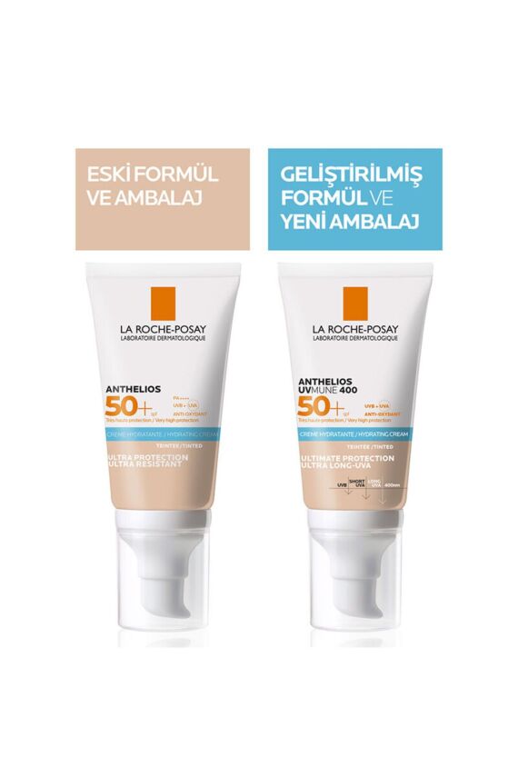 La Roche Anthelios Uvmune Spf 50 Hassas Ciltler Için Yüksek Korumalı Renkli Yüz Güneş Kremi 50 - 5