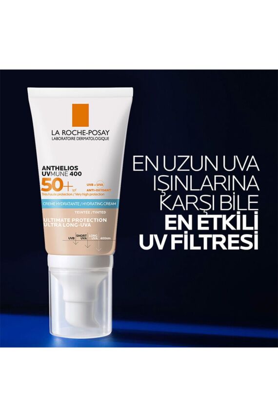 La Roche Anthelios Uvmune Spf 50 Hassas Ciltler Için Yüksek Korumalı Renkli Yüz Güneş Kremi 50 - 6