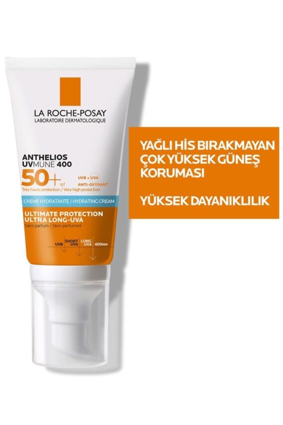 La Roche Anthelios Uvmune Spf 50 Hassas Ciltler Için Yüksek Korumalı Yüz Güneş Kremi - 3