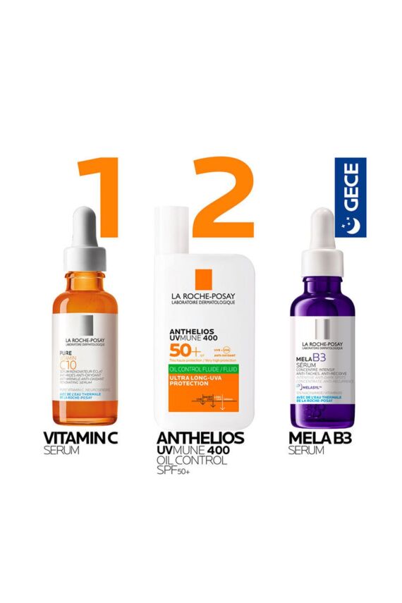 La Roche Anthelios Uvmune400 Oil Control Fluide Spf50 Karma Ve Yağlı Için Yüz Güneş Kremi 50 - 7