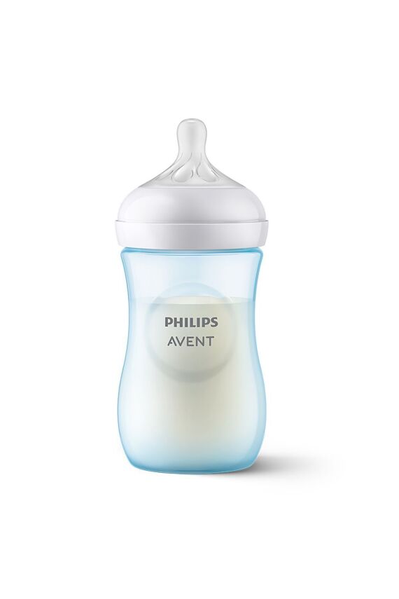 Avent Doğal Tepkili Pp Mavi Biberon 260ml 1 Ay Scy903/21 - 2