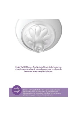 Avent Doğal Tepkili Pp Mavi Biberon 260ml 1 Ay Scy903/21 - 3