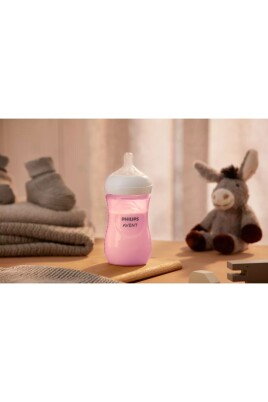 Avent Doğal Tepkili Pp Pembe Biberon 260ml 3-6 ay Scy903/11 - 4
