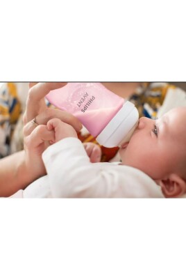 Avent Doğal Tepkili Pp Pembe Biberon 260ml 3-6 ay Scy903/11 - 5