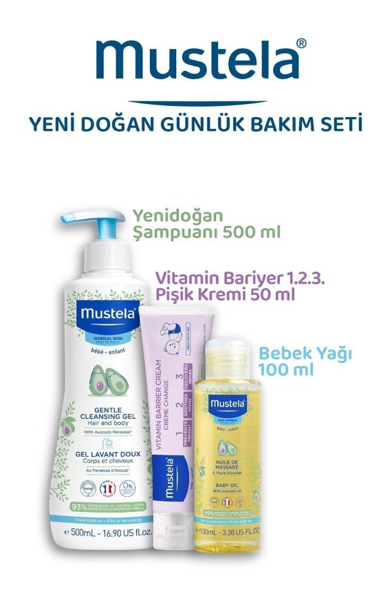 Mustela Bebek Günlük Çözüm Seti - 1