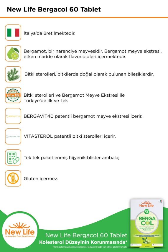 New Life Bergacol 60 Tablet - 3