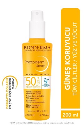 Bioderma Photoderm Spf50 Güneş Koruyucu Sprey 200 ml - 1