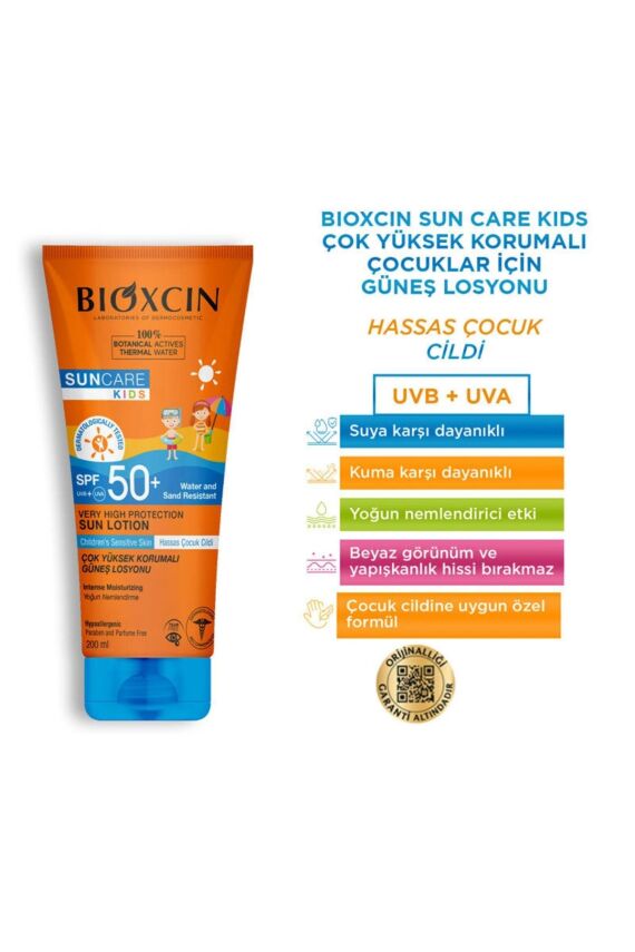 Bioxcin Sun Care Çok Çok Yüksek Korumalı Çocuk Güneş Kremi 50 Spf - % 100 Botanik Aktif 200 ml - 2