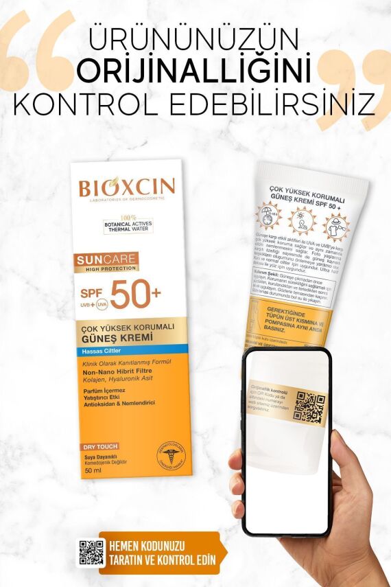 Bioxcin Sun Care Hassas Ciltler İçin Çok Yüksek Korumalı Güneş Kremi 50 SPF 50 Ml - 3