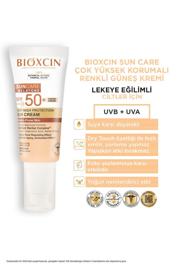Bioxcin. Sun Care Lekeye Eğilimli Ciltler Için Spf50 Güneş Kremi 50 ml - Renkli - 3