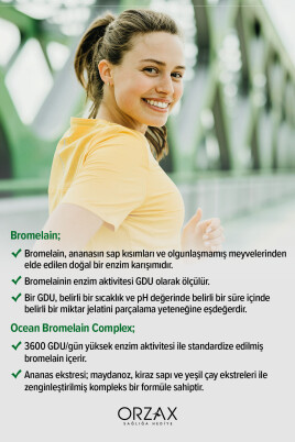 Ocean Bromelain Complex 60 Tablet - 3