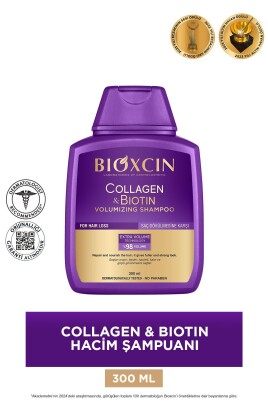 Bioxcin Collagen & Biotin Ekstra Hacim Şampuanı 3 x 300 ml 3 Al 2 Öde - Kolajen Biotin - 2