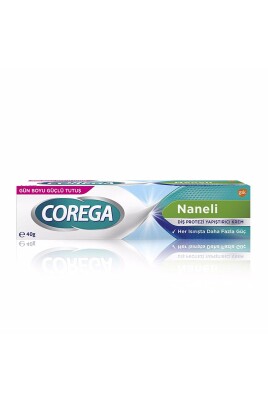 Corega Diş Protez Yapıştırıcı Krem 40 gr Naneli - Corega