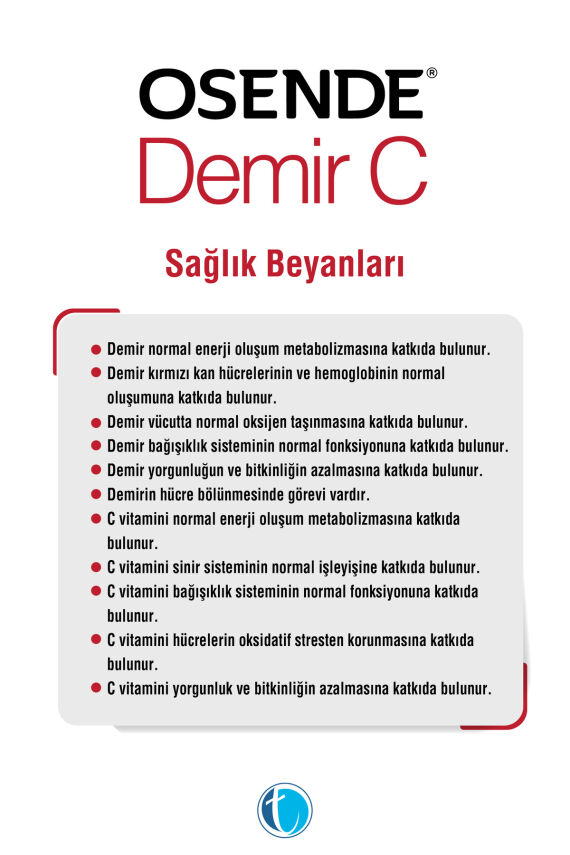 Osende Demir C 60 Bitkisel Kapsül Demir Bisglisinat - 4