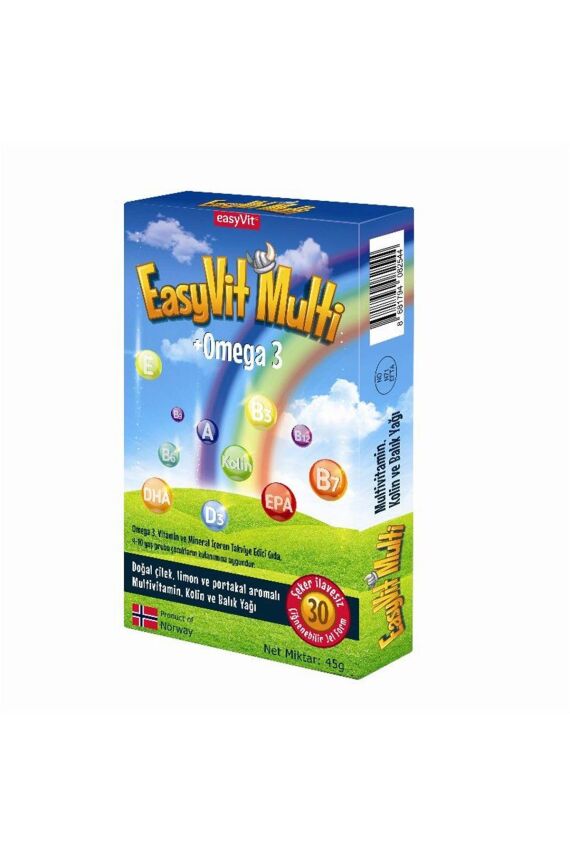 Easyfishoil Multi Balık Yağı Çiğnenebilir 30 Jel - 1