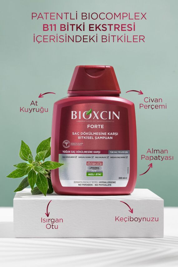 Bioxcin Forte 300 ml 3 Al 2 Öde Şampuan - Yoğun Dökülme Şampuanı - 4