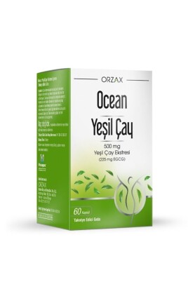 Ocean Green Tea 500mg 60 Kapsül - Yeşil Çay 8697595872949 - Ocean