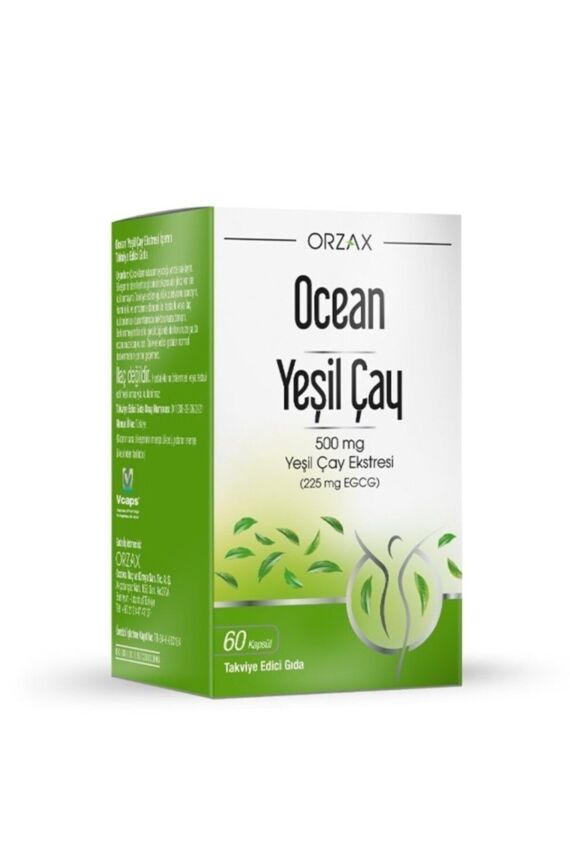 Ocean Green Tea 500mg 60 Kapsül - Yeşil Çay 8697595872949 - 1