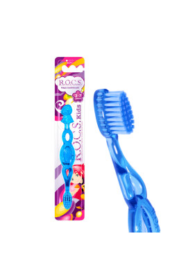 Kids Yumuşak Çocuk Diş Fırçası (3-7 YAŞ) Mavi - R.O.C.S.