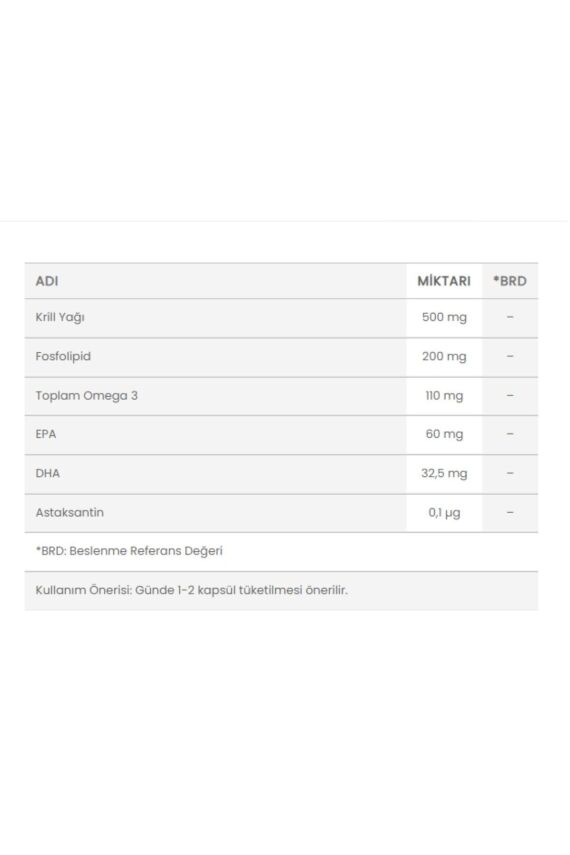 Ocean Krill Oil 500 Mg 30 Kapsül - 2