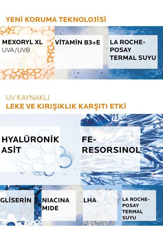 La Roche Anthelios Age Correct SPF50+ Uv Kaynaklı Leke ve Kırışıklık Karşıtı-50ml - 3