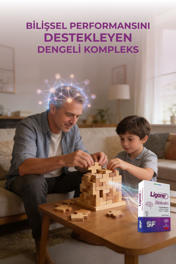 Ligone Sitikolin Fosfatidilserin Bitkisel Kapsül 30 Kapsül - 3