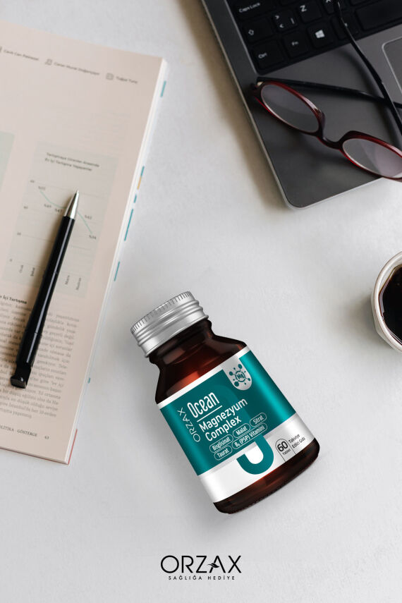 Magnezyum Complex — Bisglisinat - Malat - Sitrat - Taurat & B6 (P5P) Vitamini 60 Tablet - 5