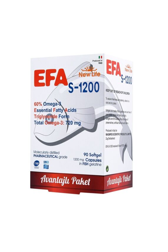 New Life Efa S-1200 Omega-3 90 Kapsül - 2