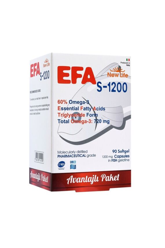 New Life Efa S-1200 Omega-3 90 Kapsül - 3