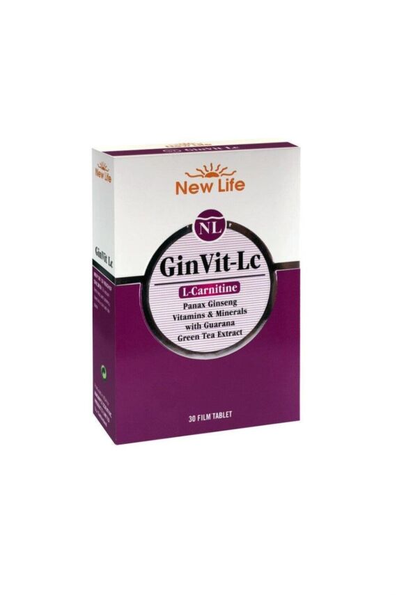 New Life GinVit-Lc L- Carnitine 30 Film Tablet - 1
