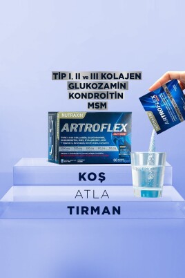 Nutraxin Artroflex Easy Move Saşe 30x6 gr - Glukozamin, Kondroitin, Msm, Bromelain, Kolajen, Bamya Çiçeği - 2