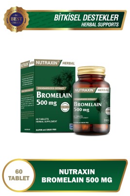 Nutraxin Bromelain 500 mg 60 Tablet - Nutraxin