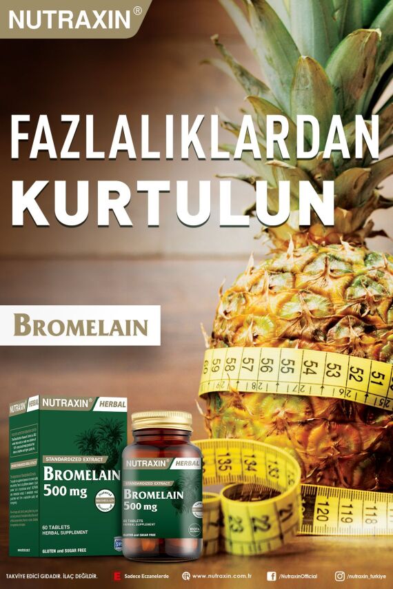 Nutraxin Bromelain 500 mg 60 Tablet - 3