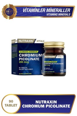 Nutraxin Chromium Picolinate 200 Mcg 90 Tablet - Nutraxin