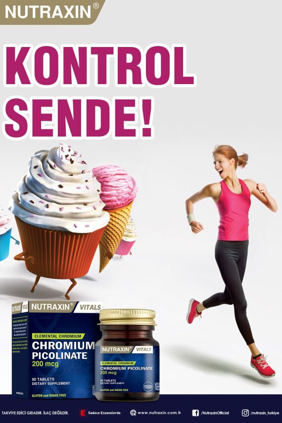 Nutraxin Chromium Picolinate 200 Mcg 90 Tablet - 3