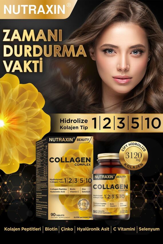 Nutraxin Collagen Beauty Complex 90 Tablet - 3