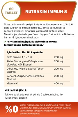 Nutraxin Immun-s 60 Tablet - 2