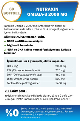 Nutraxin Omega3 2000mg 60 Tablet - 2
