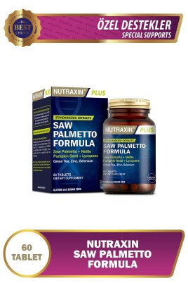 Nutraxin Plus Saw Palmetto Formula Takviye Edici Gıda 60 Tablet - Nutraxin