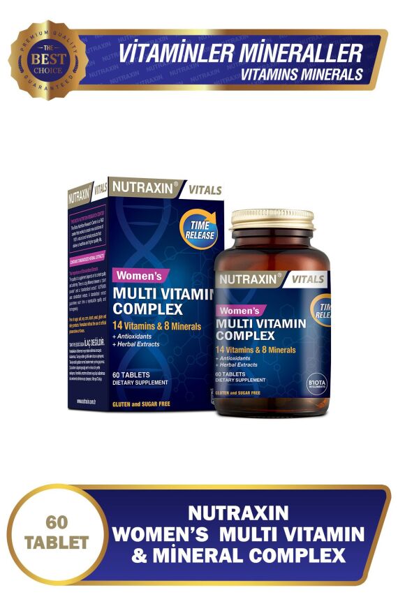 Nutraxin Vitals Women's Multivitamin Complex 60 Tablet - 1