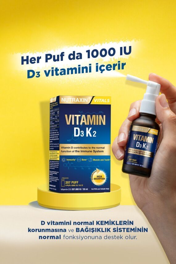 Nutraxin Vitamin D3k2 Sprey 30 ml - 2