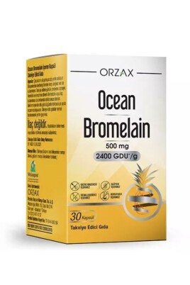 Ocean Bromelain 500 Mg Takviye Edici Gıda 30 Kapsül - Ocean