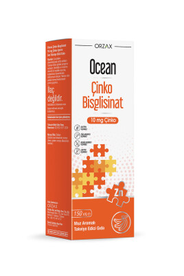 Ocean Çinko Bisglisinat 150 ml Muz Aromalı - Ocean