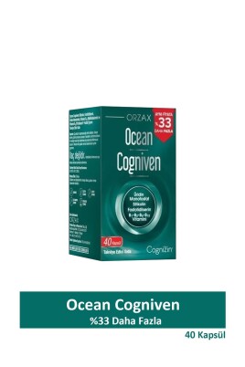 Ocean Cogniven 40 Kapsül - %33 Daha Fazla Etiketli - Orzax