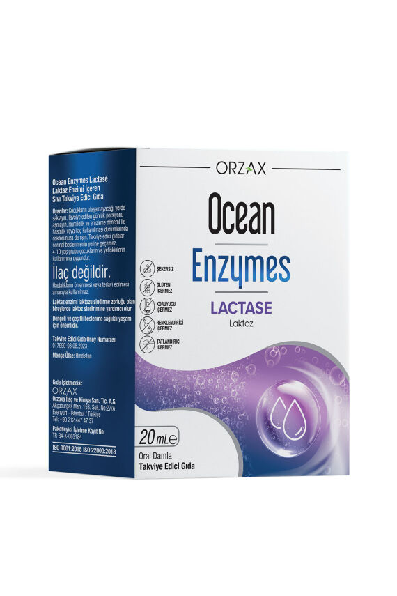 Ocean Enzymes Lactase Damla 20 ml - 1