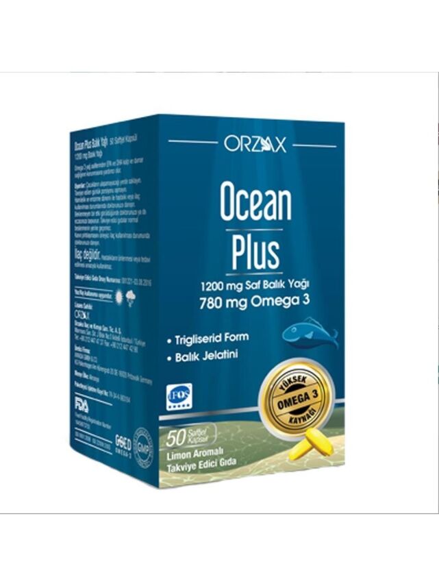 Ocean Plus Omega 3 1200 Mg 50 Kapsül - 1
