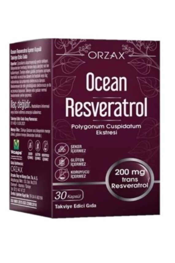 Ocean Resveratrol 200 Mg 30 Kapsül - 1